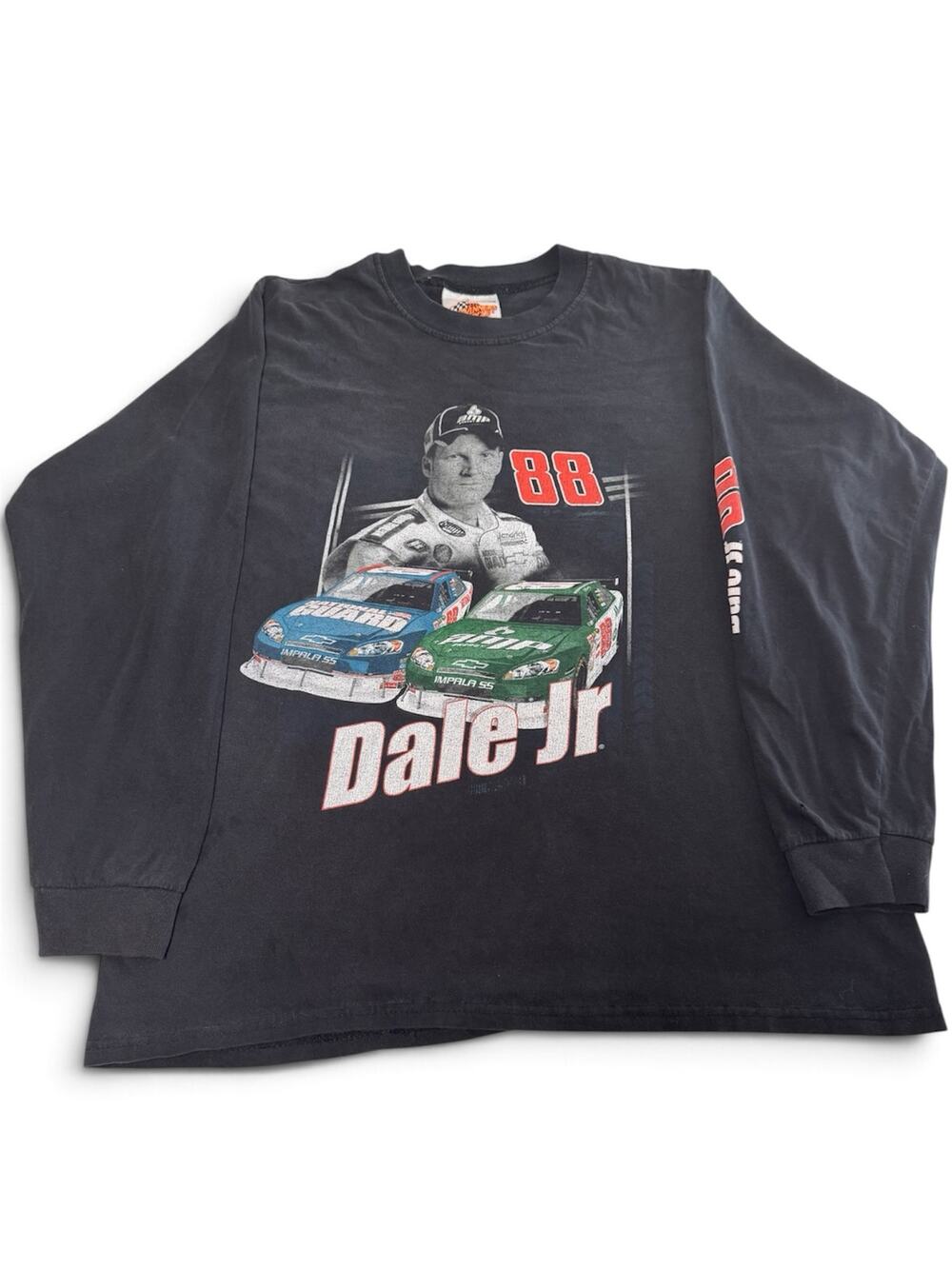 Vintage Winners Circle Dale Earnhardt Jr 88 NASCAR Long Sleeve T Shirt Mens L